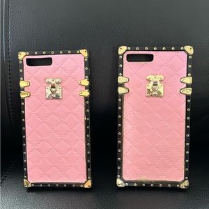 Iphone 8 plus pink trunk case